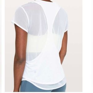 lululemon athletica White Short Sleeve Tee